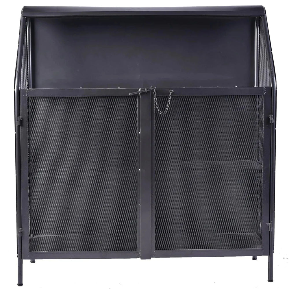 Industrial steel shoe cabinet mysteel in white background.