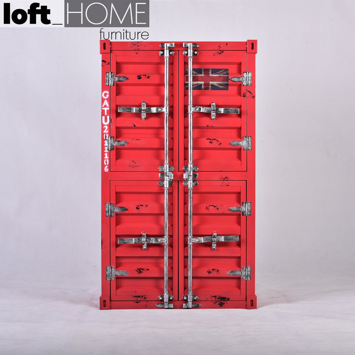 Industrial steel storage cabinet container primary product view.