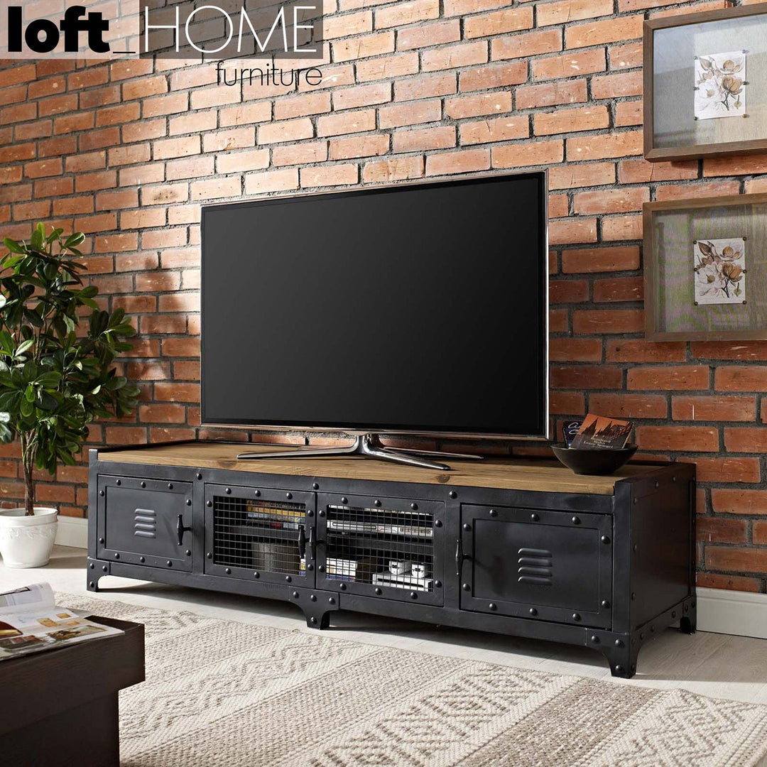 Industrial steel tv console mysteel primary product view.