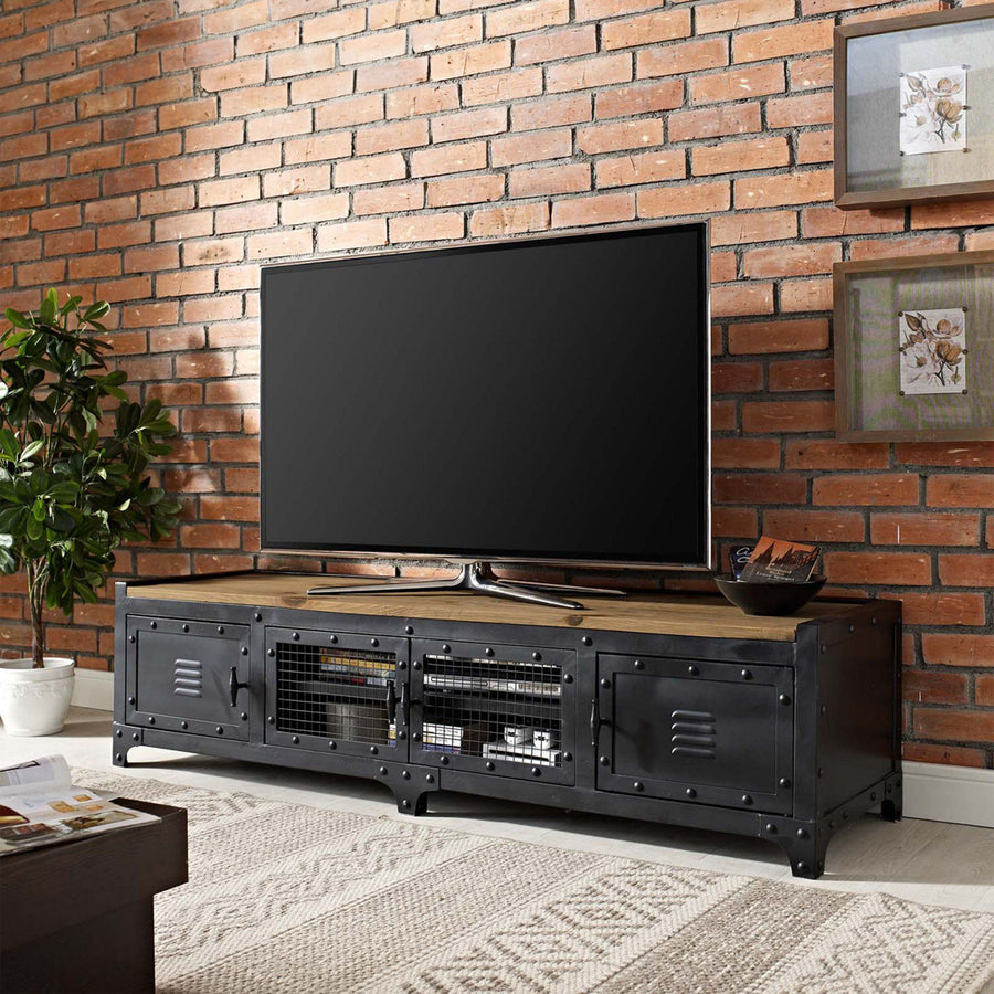 Industrial steel tv console mysteel primary product view.