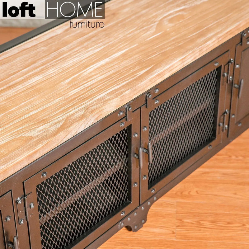 Industrial steel tv console mysteel material variants.