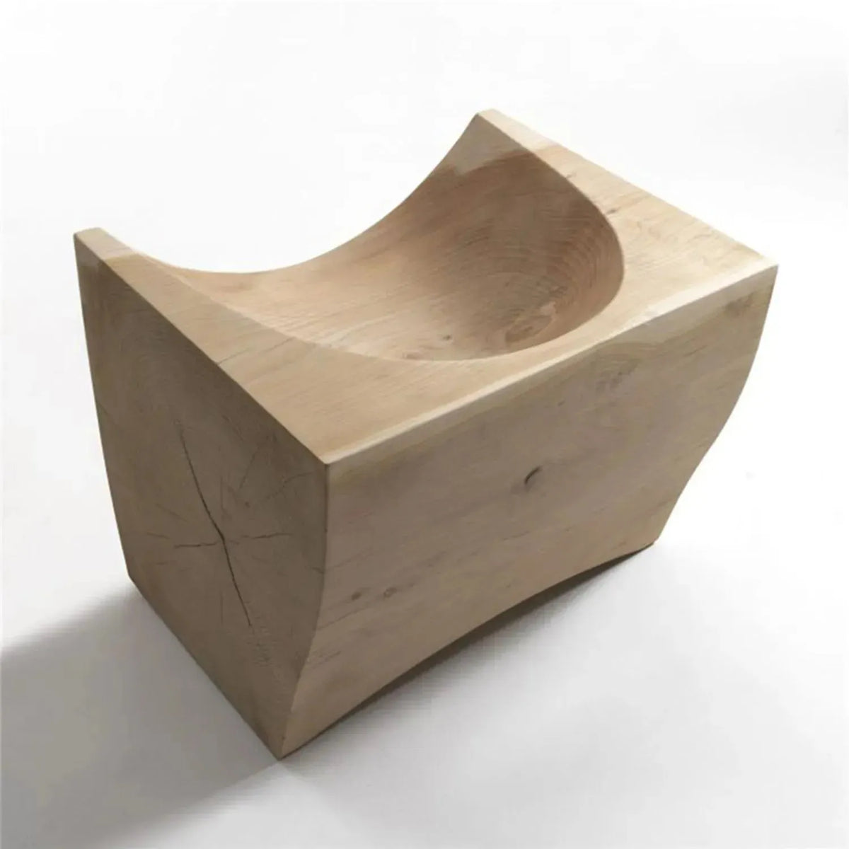Rustic wood 1 seater sofa riva 1920 single in real life style.