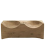 Rustic Wood 2 Seater Sofa RIVA 1920 DOUBLE