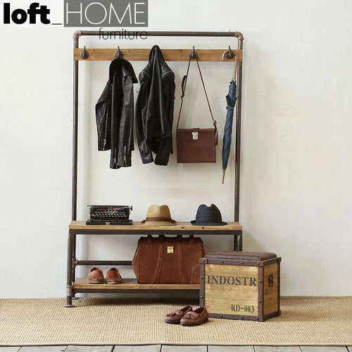 Industrial Wood Clothes Hanger FAUCET Good to Know Preview-1