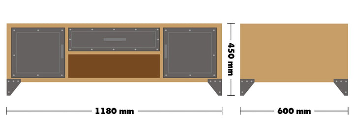 Industrial wood coffee table loftsteel size charts.