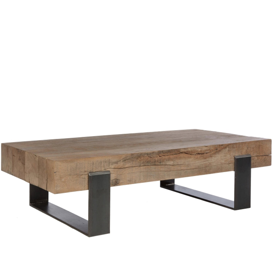 Industrial wood coffee table noer environmental situation.