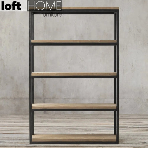 Industrial Wood Display Shelf MYSTEEL S Good to Know Preview-1