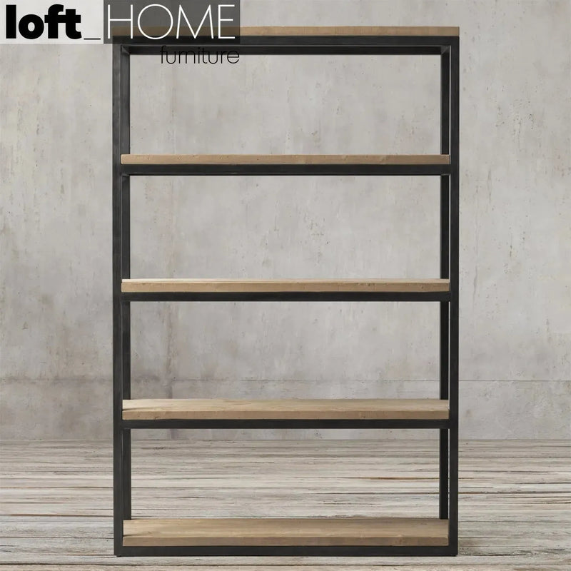 Industrial wood display shelf mysteel s primary product view.