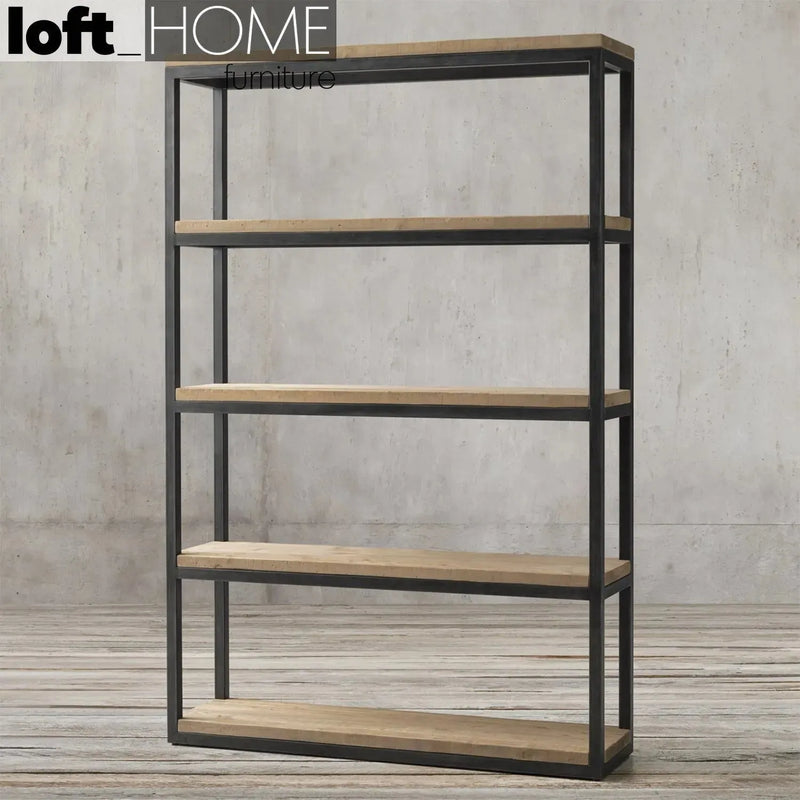 Industrial wood display shelf mysteel s color swatches.