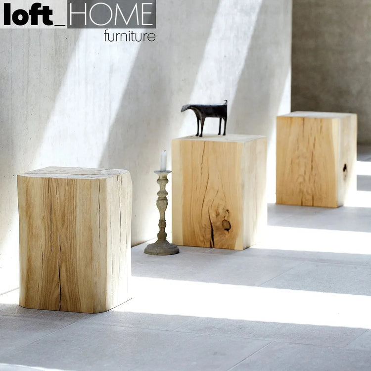 Rustic Wood Side Table ROOT Good to Know Preview-1