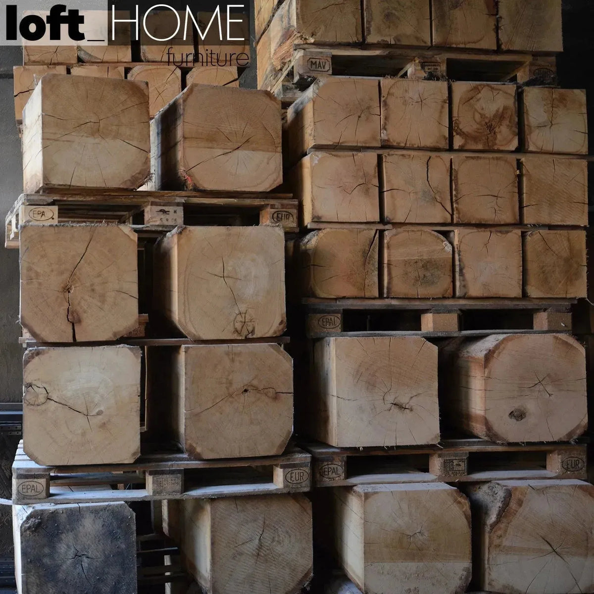 Rustic wood side table root conceptual design.