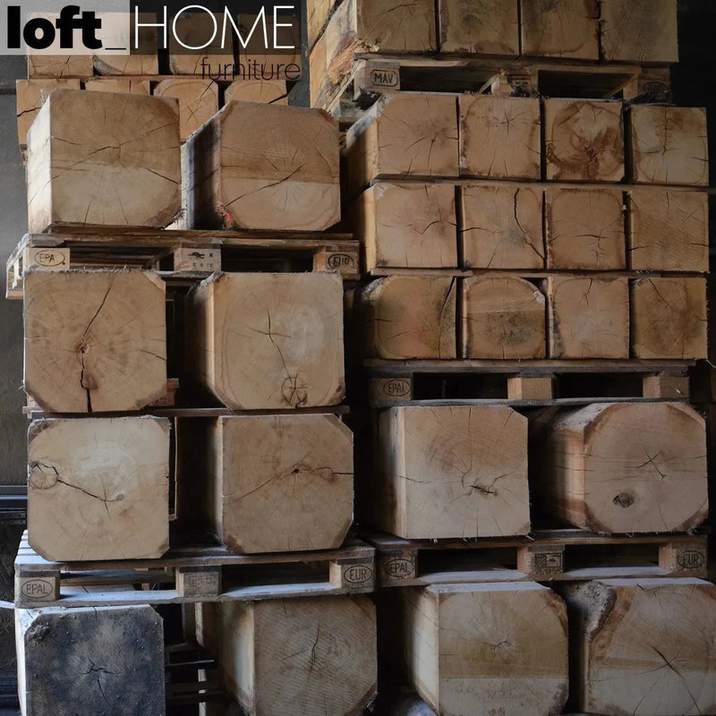 Rustic wood side table root conceptual design.