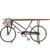 Industrial Wood Study Table BICYCLE