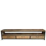 Industrial Wood TV Console MYSTEEL