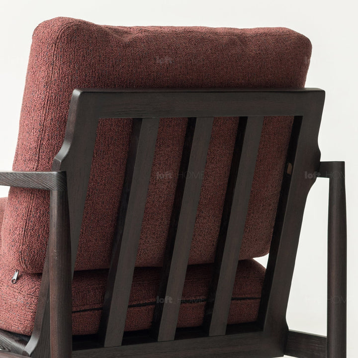 Japandi boucle fabric 1 seater sofa hank environmental situation.