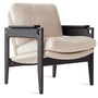 Japandi Boucle Fabric 1 Seater Sofa MVIEW