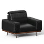 Japandi Genuine Leather 1 Seater Sofa RIVER