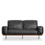Japandi Genuine Leather 2 Seater Sofa RIVER
