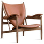 Japandi Leather 1 Seater Sofa CHIEFTAIN