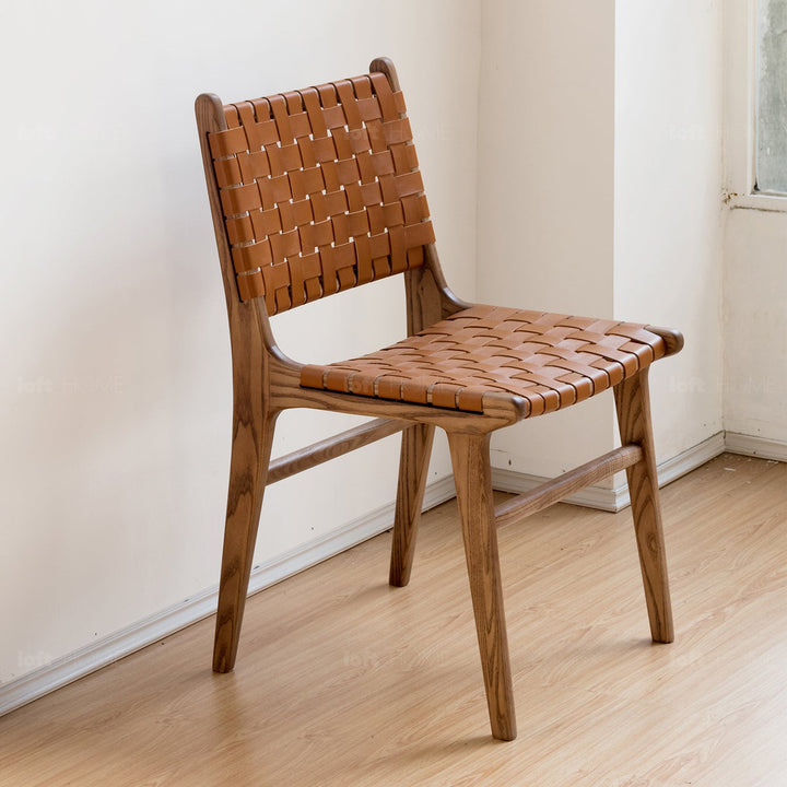 Japandi leather dining chair pasadena environmental situation.