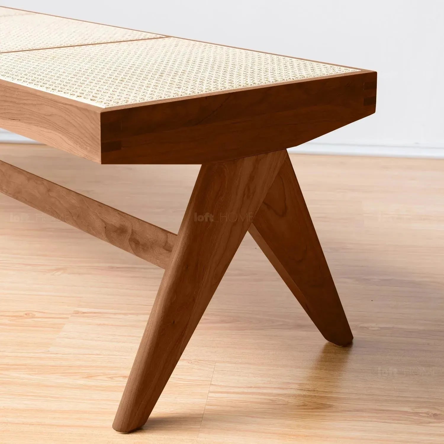 Is Rattan Scandi Scandinavian Rattan Dining Bench JEANNERET – LOFT HOME