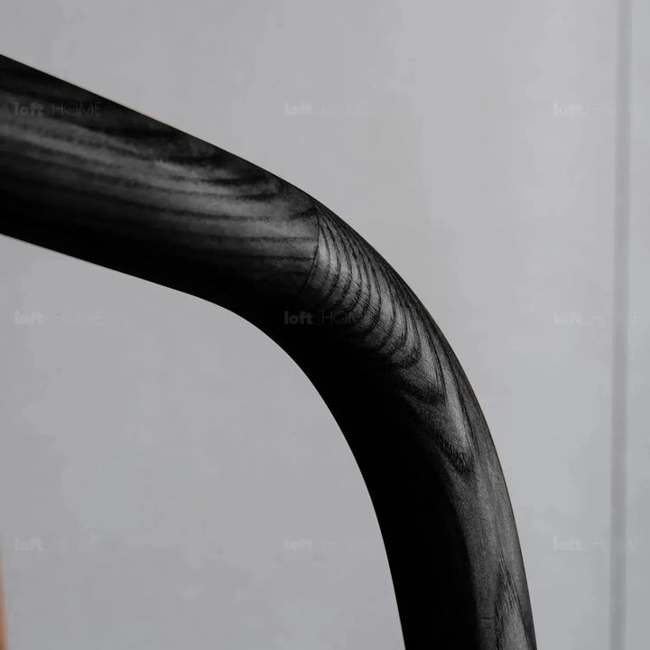 Japandi rattan dining chair circular detail 14.