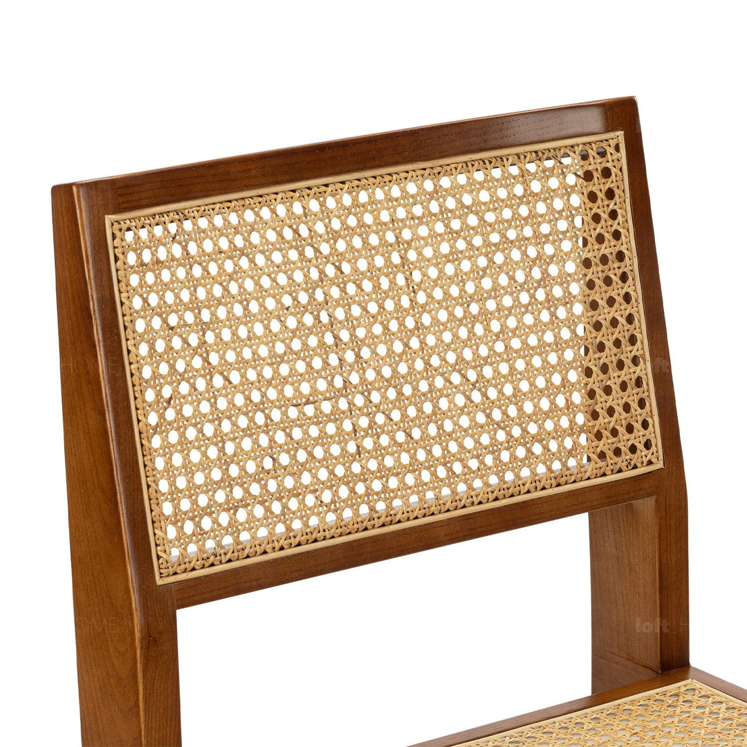 Japandi rattan dining chair jeanneret detail 11.