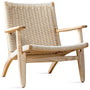 Japandi Wood Woven Rope 1 Seater Sofa CH25