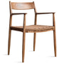 Japandi Wood Woven Rope Dining Chair AIKIN