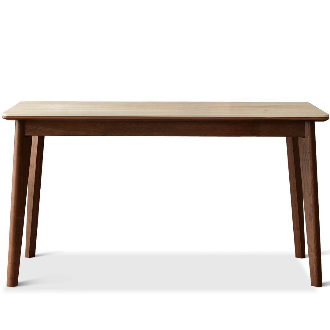 Japandi sintered stone oak wood dining table lennor environmental situation.