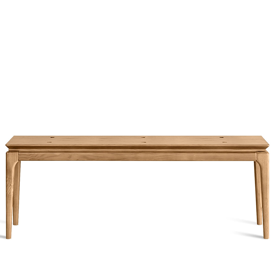 Japandi wood dining bench adeline detail 1.