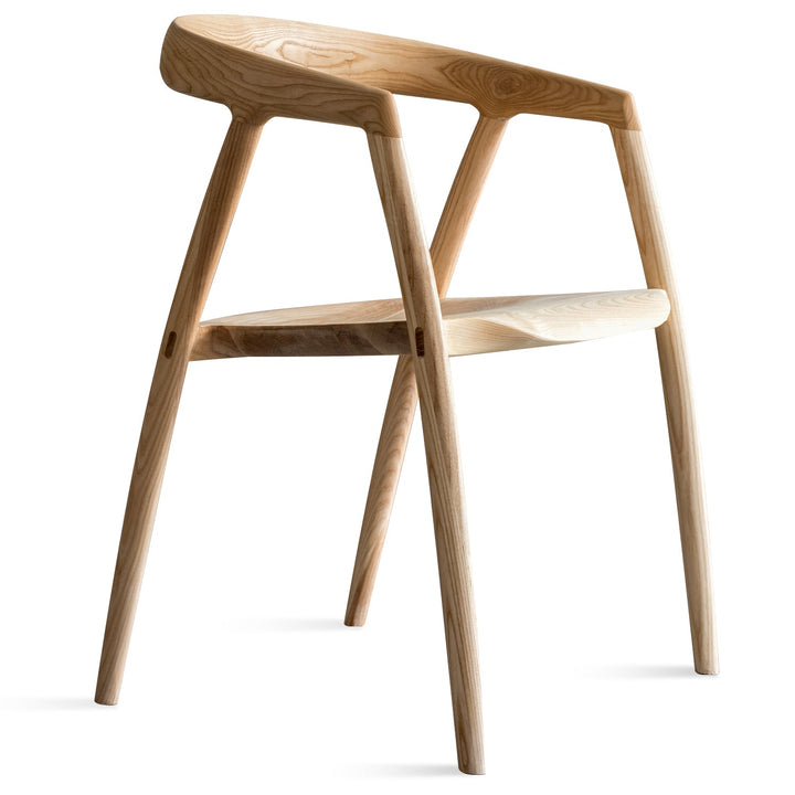 Japandi wood dining chair batoo detail 3.