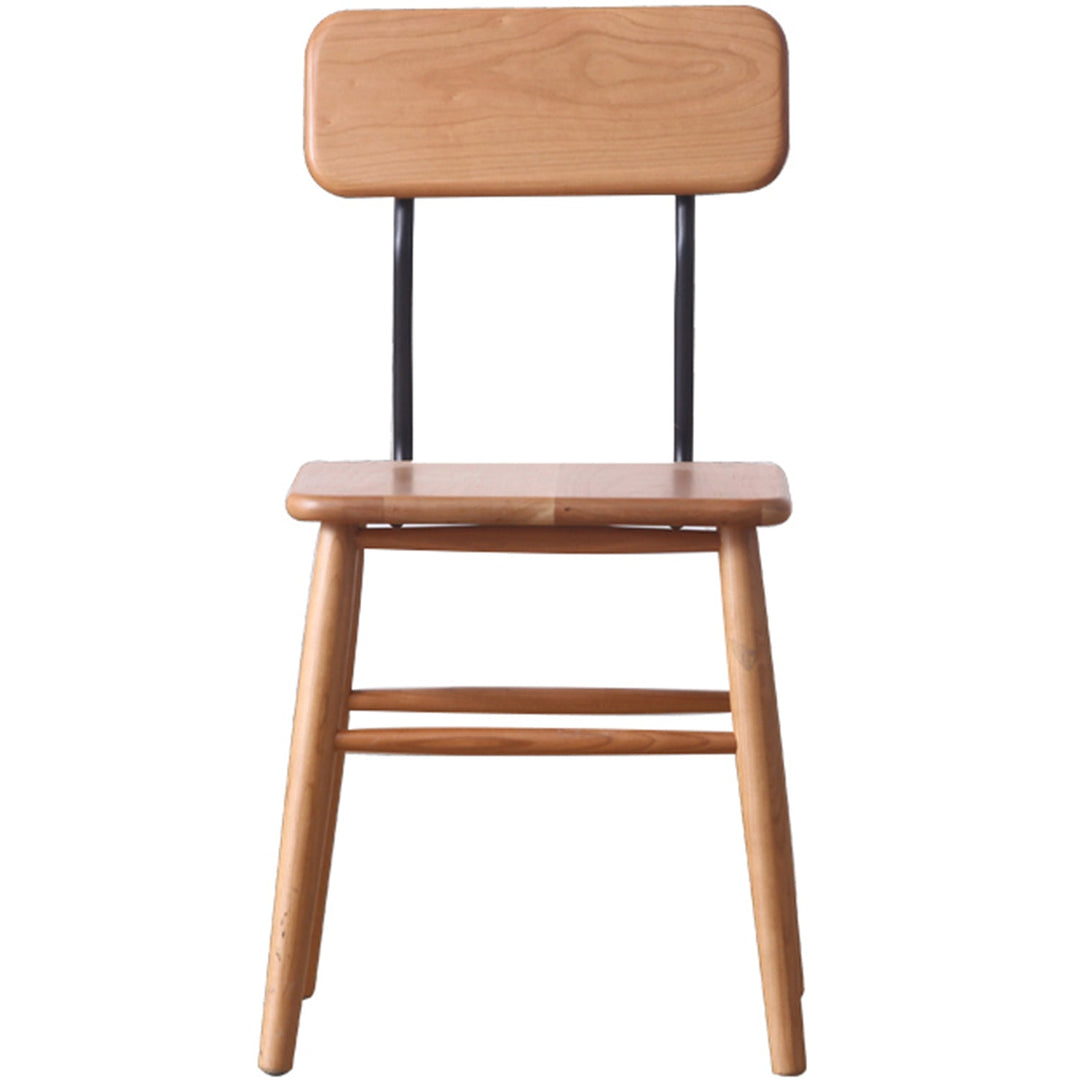 Japandi wood dining chair cherry beetle situational feels.