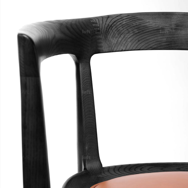 Japandi wood dining chair hero detail 16.