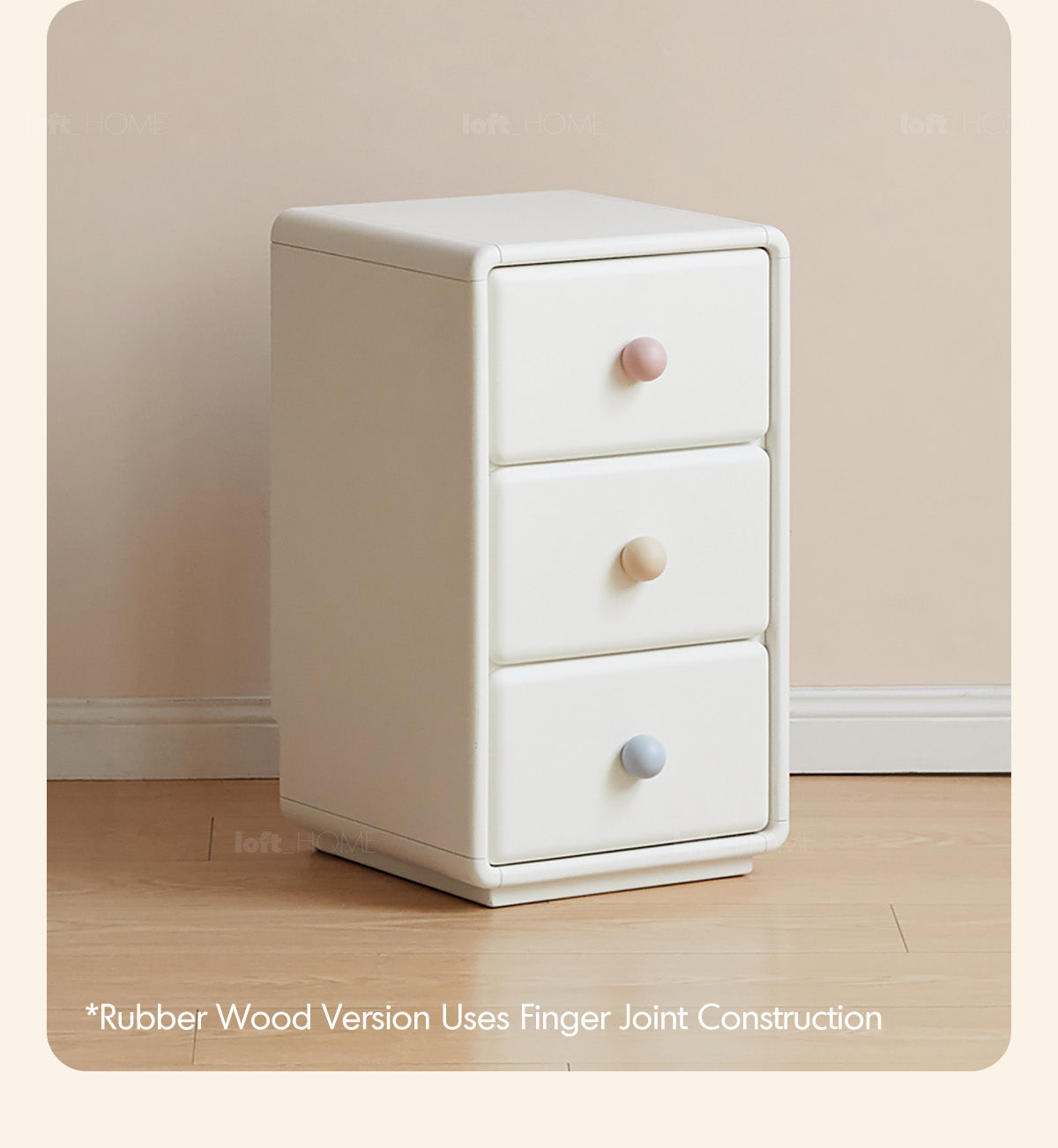 Scandinavian Wood Kids Side Table YUNAE Good to Know - 5