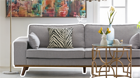 Loft Home warehouse stocked with ready-to-ship furniture for exclusive sales, offering fast delivery and unbeatable prices in Singapore.