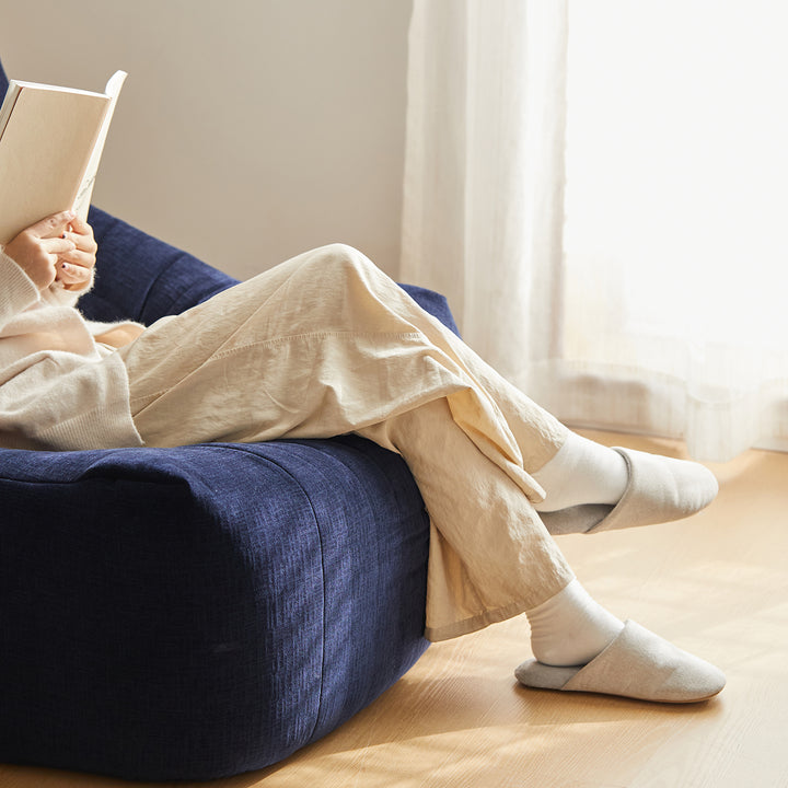 Minimalist chenille velvet fabric 1 seater sofa kait color swatches.