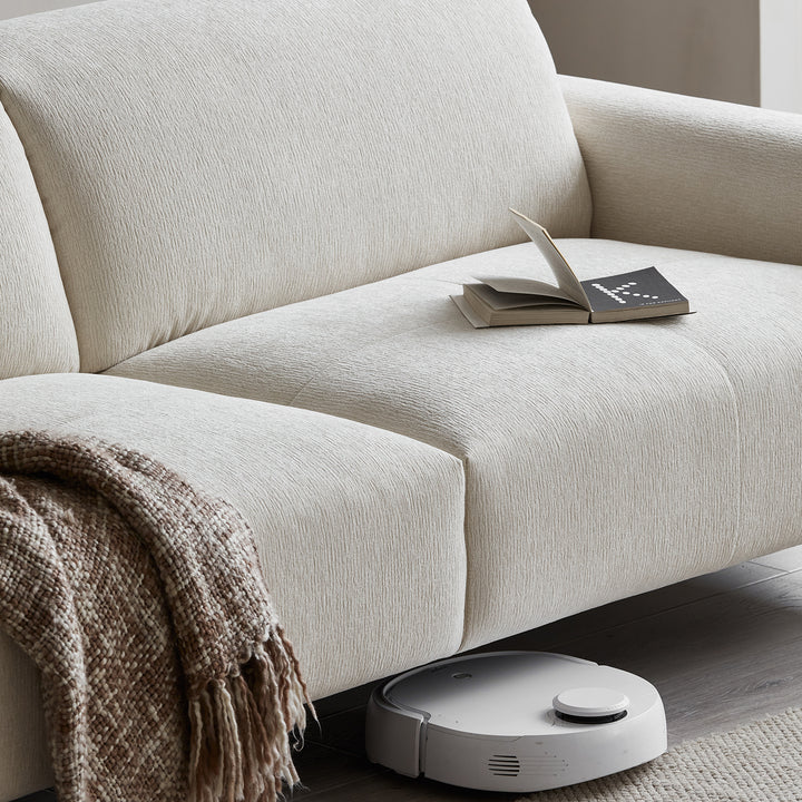 Minimalist chenille velvet fabric 2 seater sofa drift environmental situation.