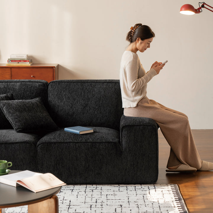 Minimalist chenille velvet fabric 3 seater sofa tufty time size charts.