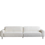 Minimalist Chenille Velvet Fabric 4 Seater Sofa DRIFT