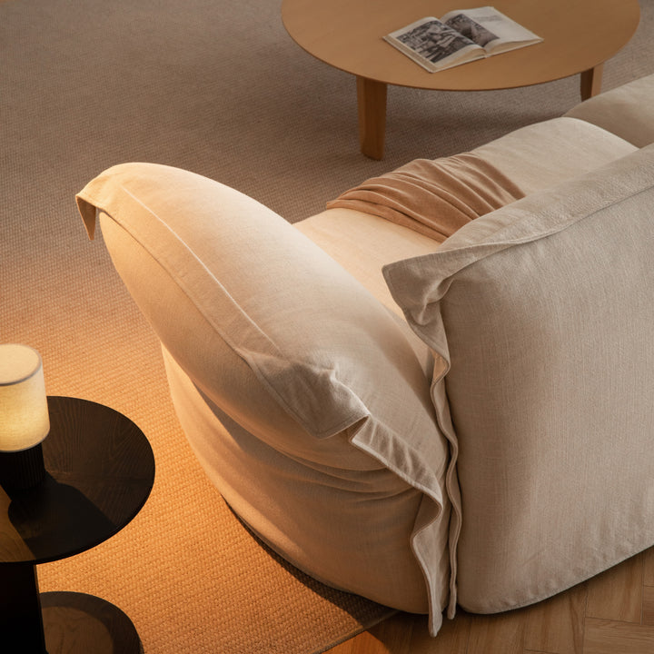 Minimalist cotton fabric 3 seater sofa blair size charts.