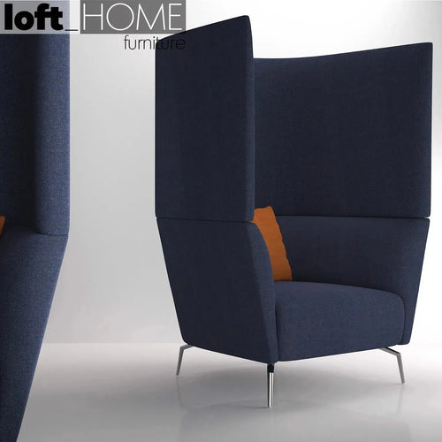 Minimalist Fabric 1 Seater Sofa High Back KAS Good to Know Preview-1