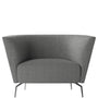 Minimalist Fabric 1 Seater Sofa Low Back KAS