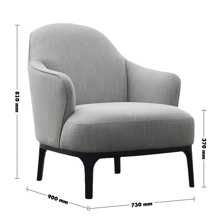 Minimalist fabric 1 seater sofa rina size charts.