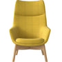 Scandinavian Fabric 1 Seater Sofa SYS High Back