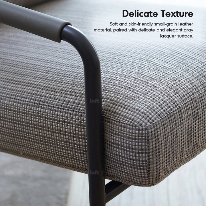 Minimalist fabric 1 seater sofa vemb environmental situation.