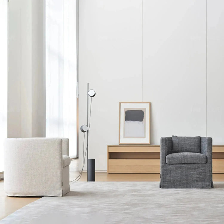 Minimalist Fabric 1 Seater Sofa YAN Good to Know Preview-1