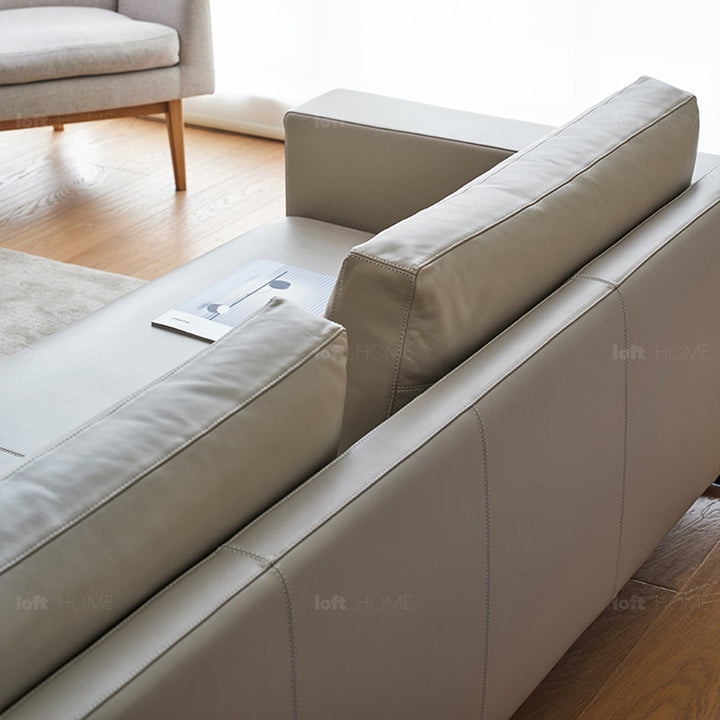 Minimalist fabric 2 seater sofa bologna conceptual design.
