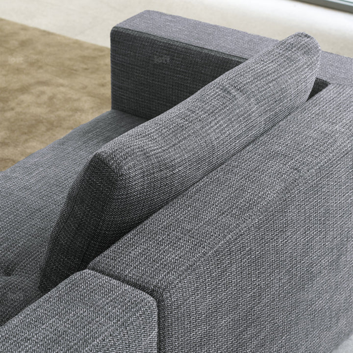 Minimalist fabric 2 seater sofa bri environmental situation.