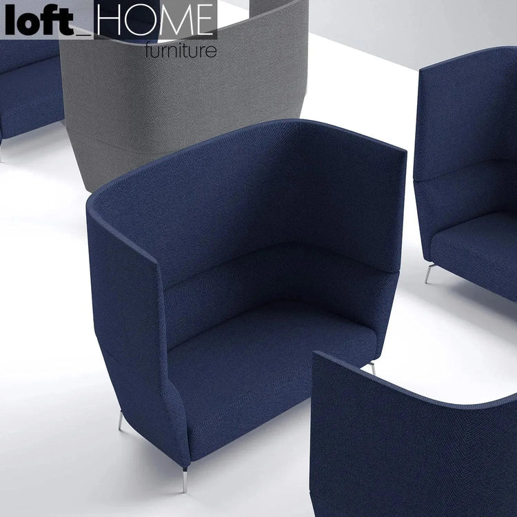 Minimalist Fabric 2 Seater Sofa High Back KAS Good to Know Preview-1